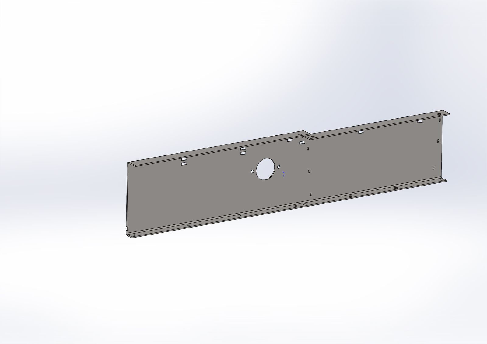 Slide beam f/600x350mm Slide
